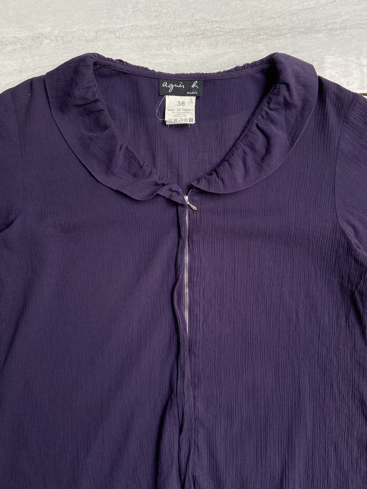 agnes b. AGNES B. Purple Blouse Size XS / US 0-2 / IT 36-38 - 8 Thumbnail