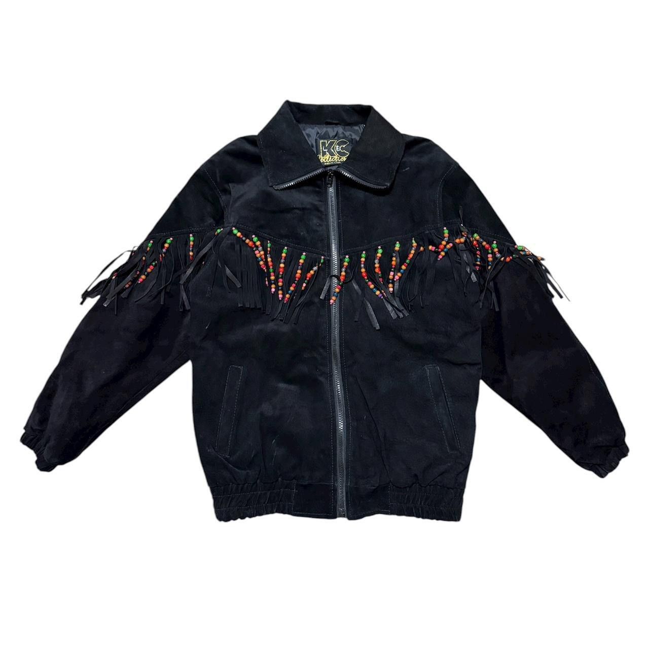 Other 1990s KC Collection Western Suede Leather Jacket Size US XL / EU 56 / 4 - 1 Thumbnail