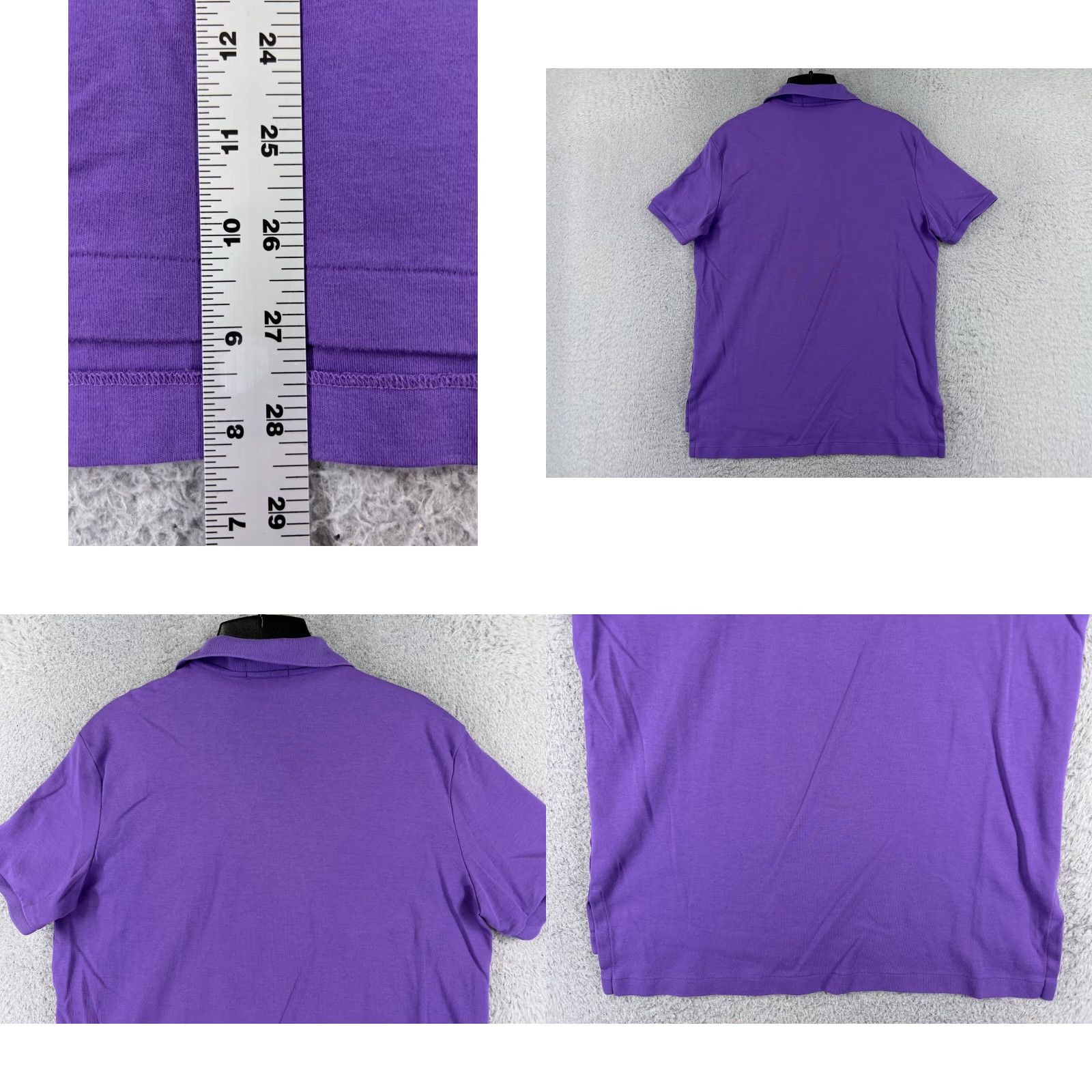 Ralph Lauren Polo Ralph Lauren Polo Shirt Mens Large Purple 100% Cotton Jersey Golf Golfer Shirt Size US L / EU 52-54 / 3 - 9 Thumbnail