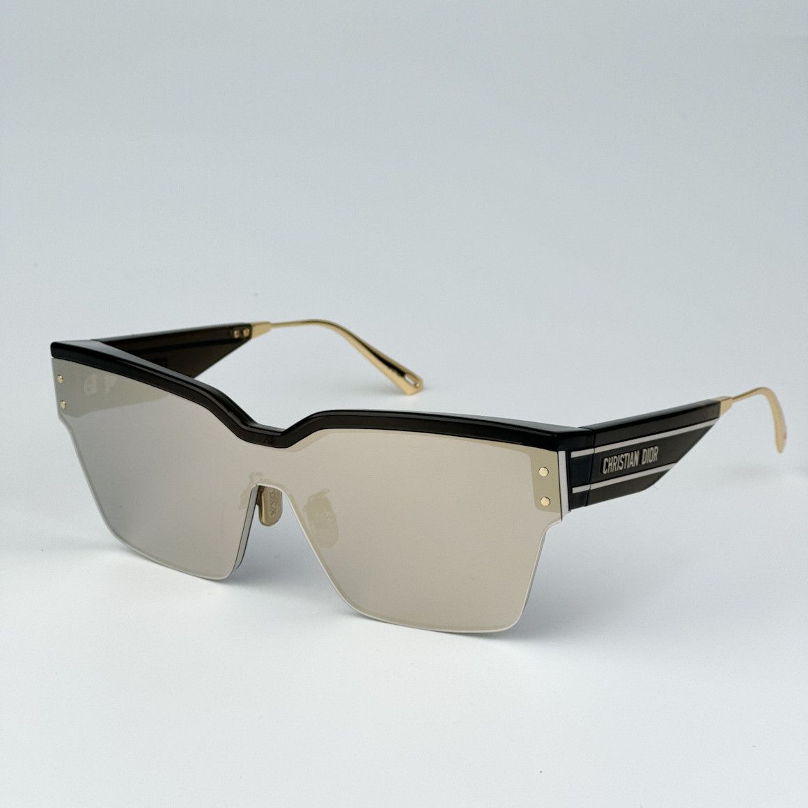 Dior NEW Dior DIORCLUB M4U 55A5 Mirrored Unisex Shield Sunglasses Size ONE SIZE - 3 Thumbnail