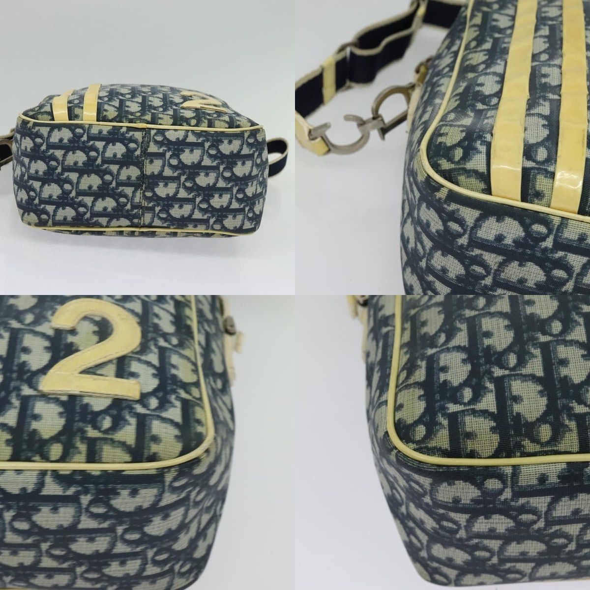 Dior DIOR Trotter Canvas Shoulder Bag Pvc Blue Silver Size ONE SIZE - 10 Thumbnail