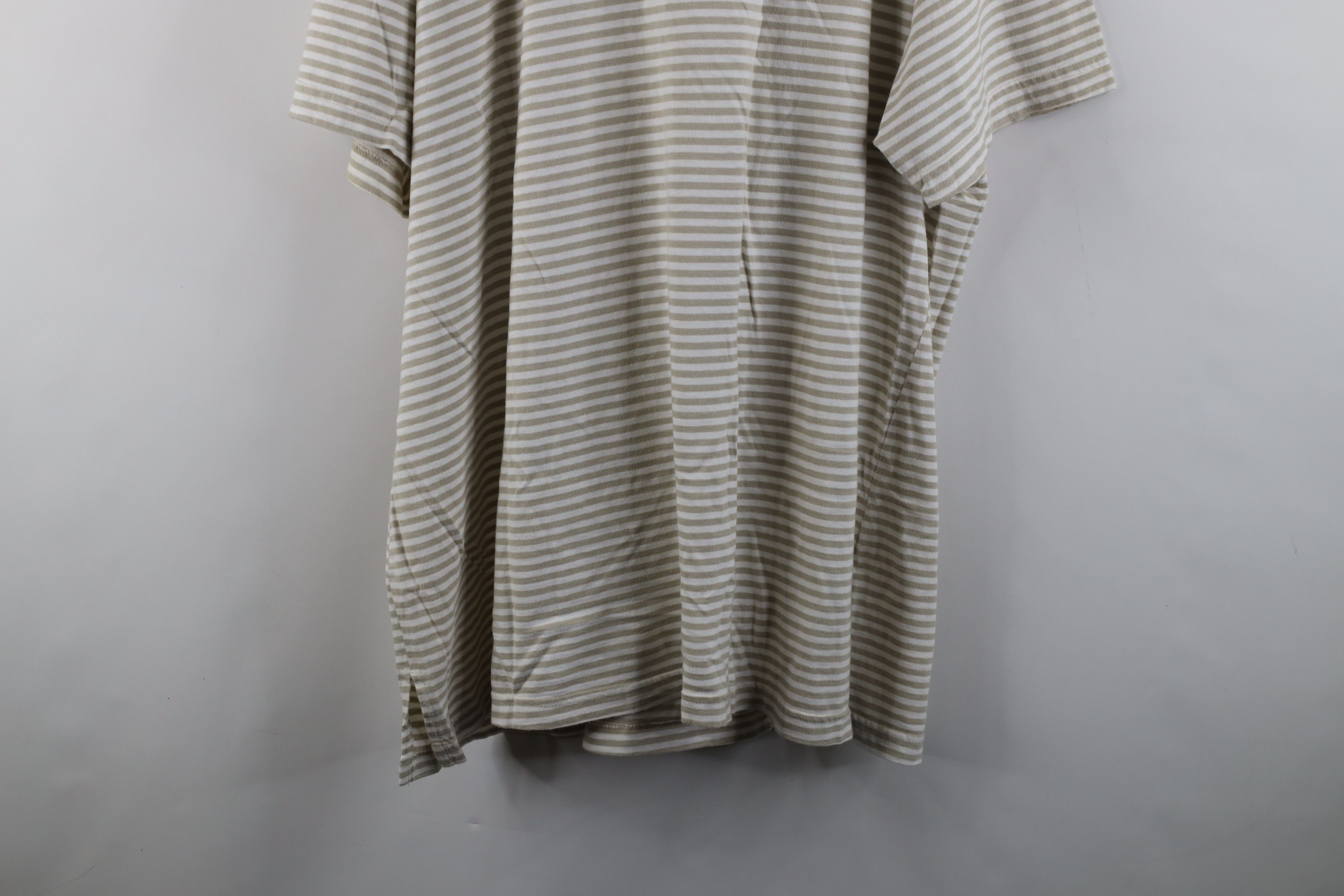 Vintage Vintage 90s Streetwear Blank Striped Short Sleeve T-Shirt Size 3XL / US 20-22 - 9 Thumbnail