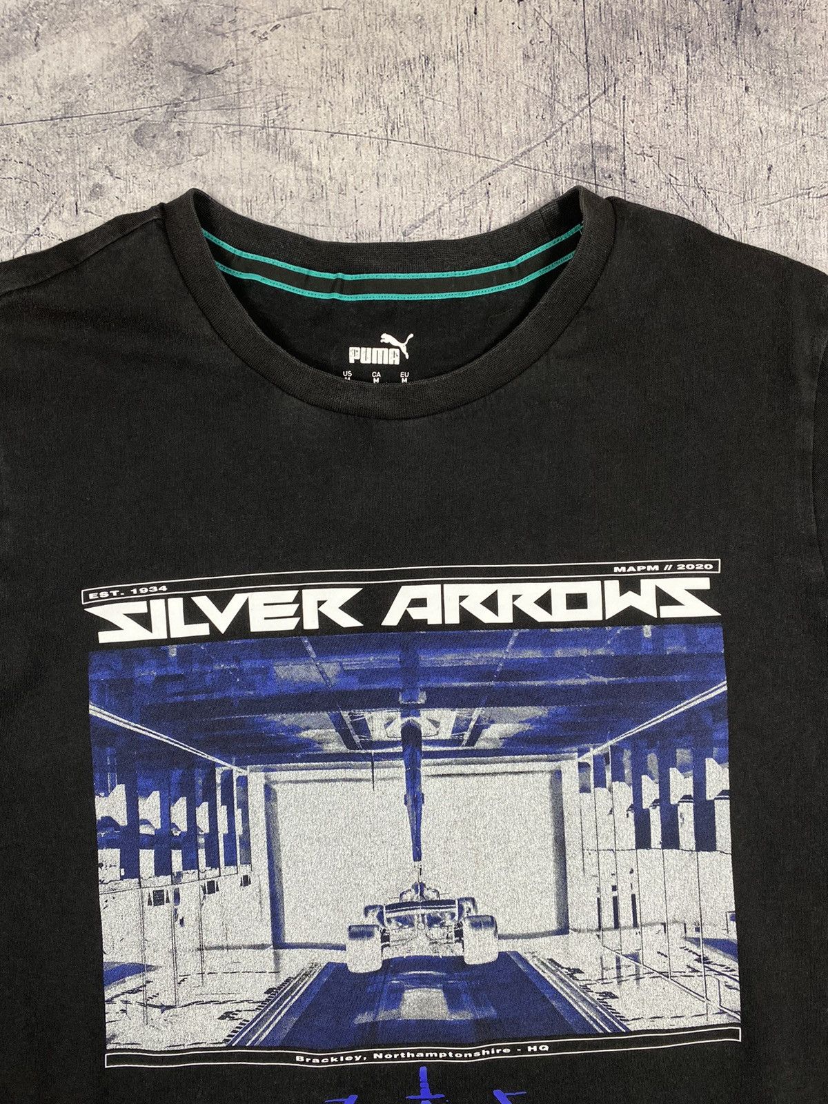 Puma Puma Mercedes Benz AMG Petronas Silver Arrows Racing Tee Size US M / EU 48-50 / 2 - 5 Thumbnail