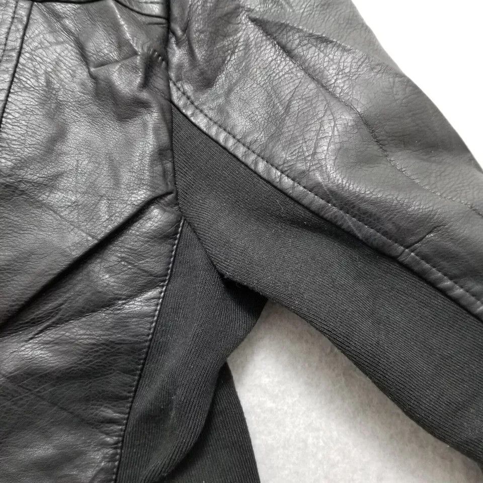 Torrid Torrid Jacket Womens 2 Black Full Zip Pockets Faux Leather Size XS / US 0-2 / IT 36-38 - 11 Thumbnail