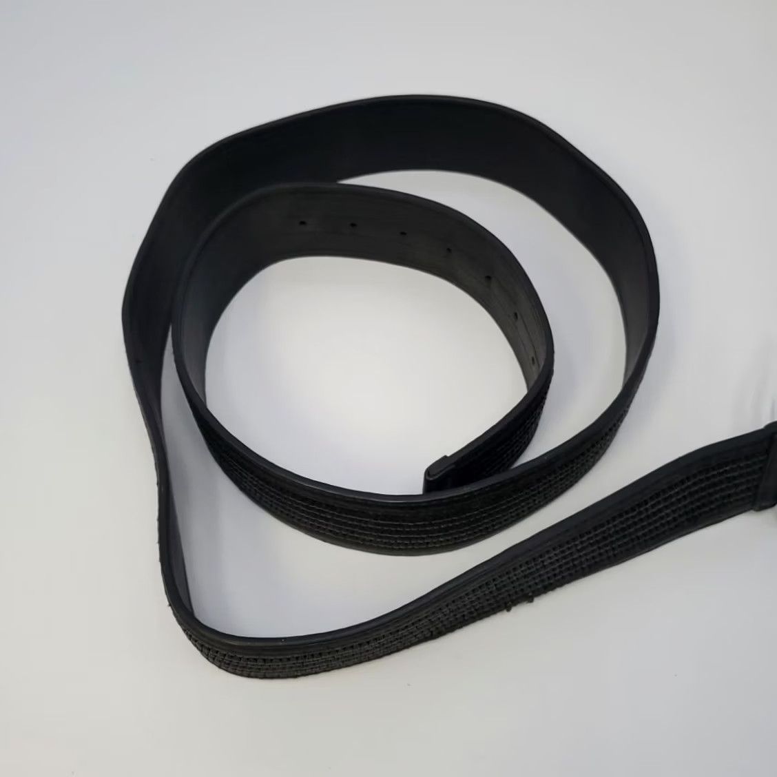 Vintage Lane Bryant Black Square Buckle Belt Woven Stitch Detail Plus Size 26/28 Belt Women Menless Stretch Adjustable Buckle Black 26-28 USA 90s? Size ONE SIZE - 3 Thumbnail