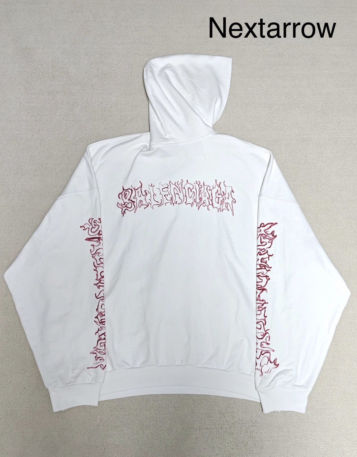 Balenciaga Balenciaga 24fw Dragon Pattern Flame Metal Hoodie2412- Size US L / EU 52-54 / 3 - 2 Thumbnail
