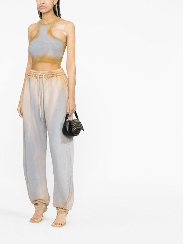 Off-White o1y1125 Jogger in Sky Blue/Beige Size 28" / US 6 / IT 42 - 2 Thumbnail