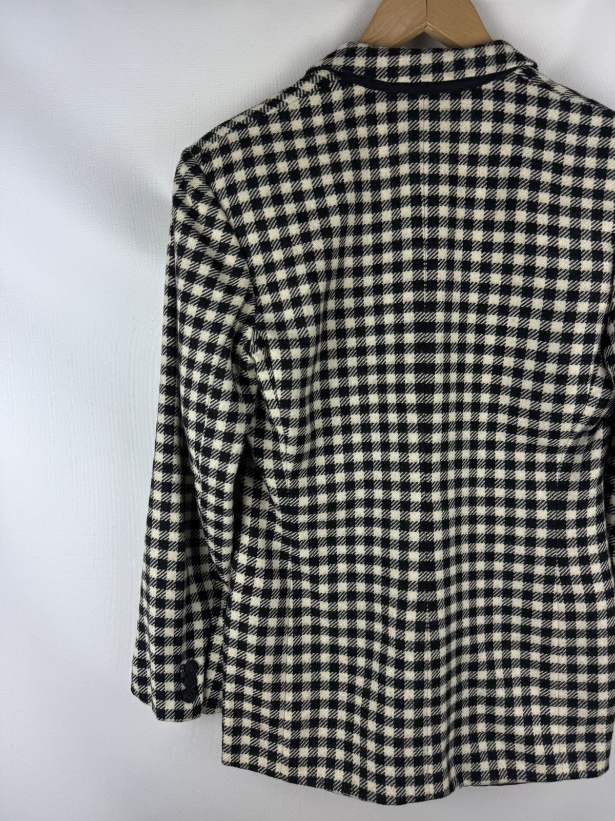 Salvatore Ferragamo Salvatore Ferragamo VTG Plaid Wool Cashmere Blazer Jacket Size M / US 6-8 / IT 42-44 - 16 Thumbnail