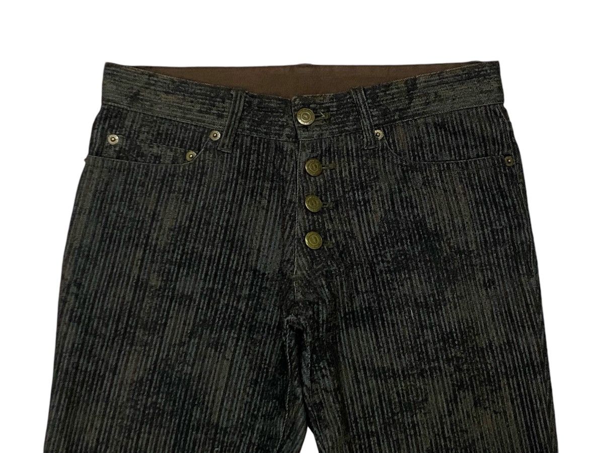 Tornado Mart 💃Tornado Mart Flare Embossed Stripes Jeans Size US 28 / EU 44 - 4 Thumbnail