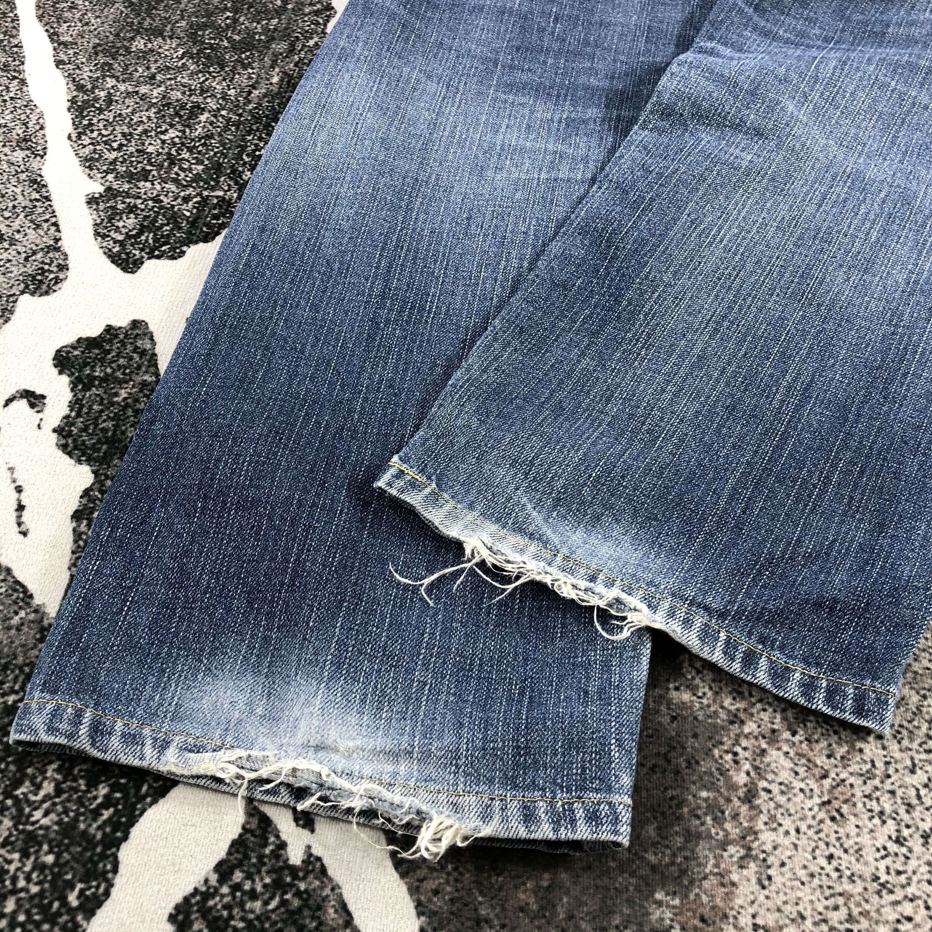 Levi's Vintage Levis 505 Jeans Distressed Denim KJ850 Size US 34 / EU 50 - 6 Thumbnail