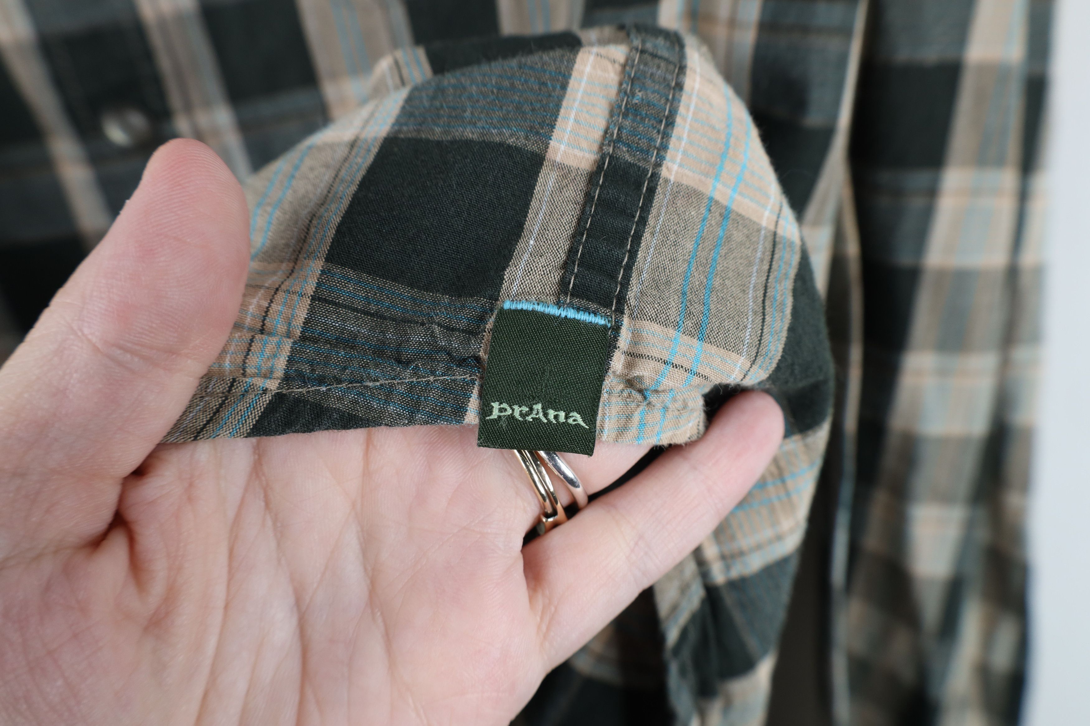 Prana × Vintage prAna Breathe Western Rodeo Snap Button Collared Shirt Plaid Size US M / EU 48-50 / 2 - 9 Thumbnail
