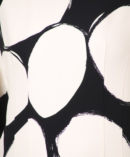 Marni o1y1025 Midi Dress in Ivory/Black Size S / US 4 / IT 40 - 4 Thumbnail