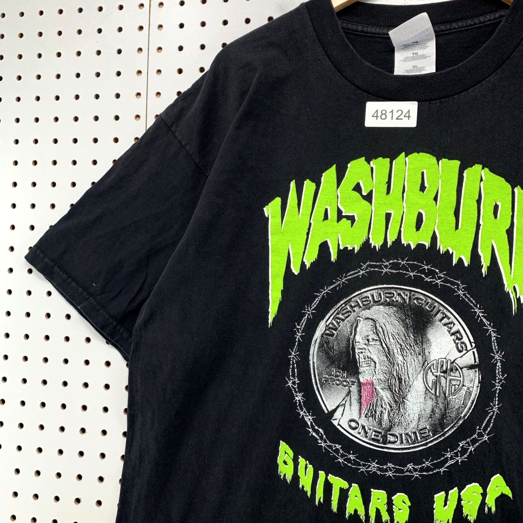 Gildan VINTAGE Dimebag Darrell Pantera Shirt L Black Green 90s Mens T-Shirt Size US L / EU 52-54 / 3 - 6 Thumbnail