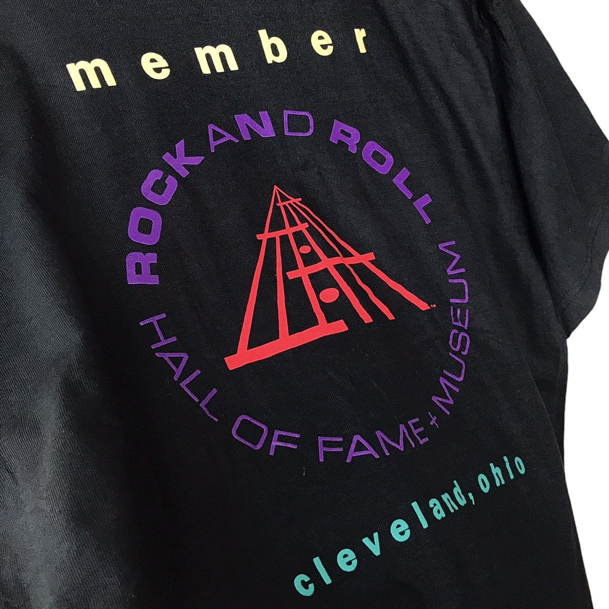 Vintage Rock Your World Vintage 1995 Rock Hall Of Fame Museum Tee Size US XL / EU 56 / 4 - 7 Thumbnail