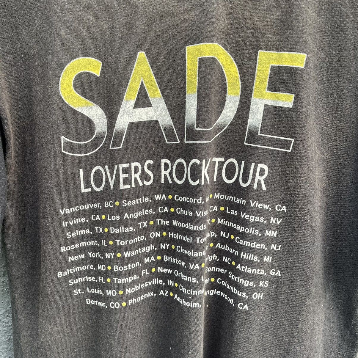 Band Tees Thrashed Faded Sade Lovers Rock Tour Tee Size US M / EU 48-50 / 2 - 4 Thumbnail