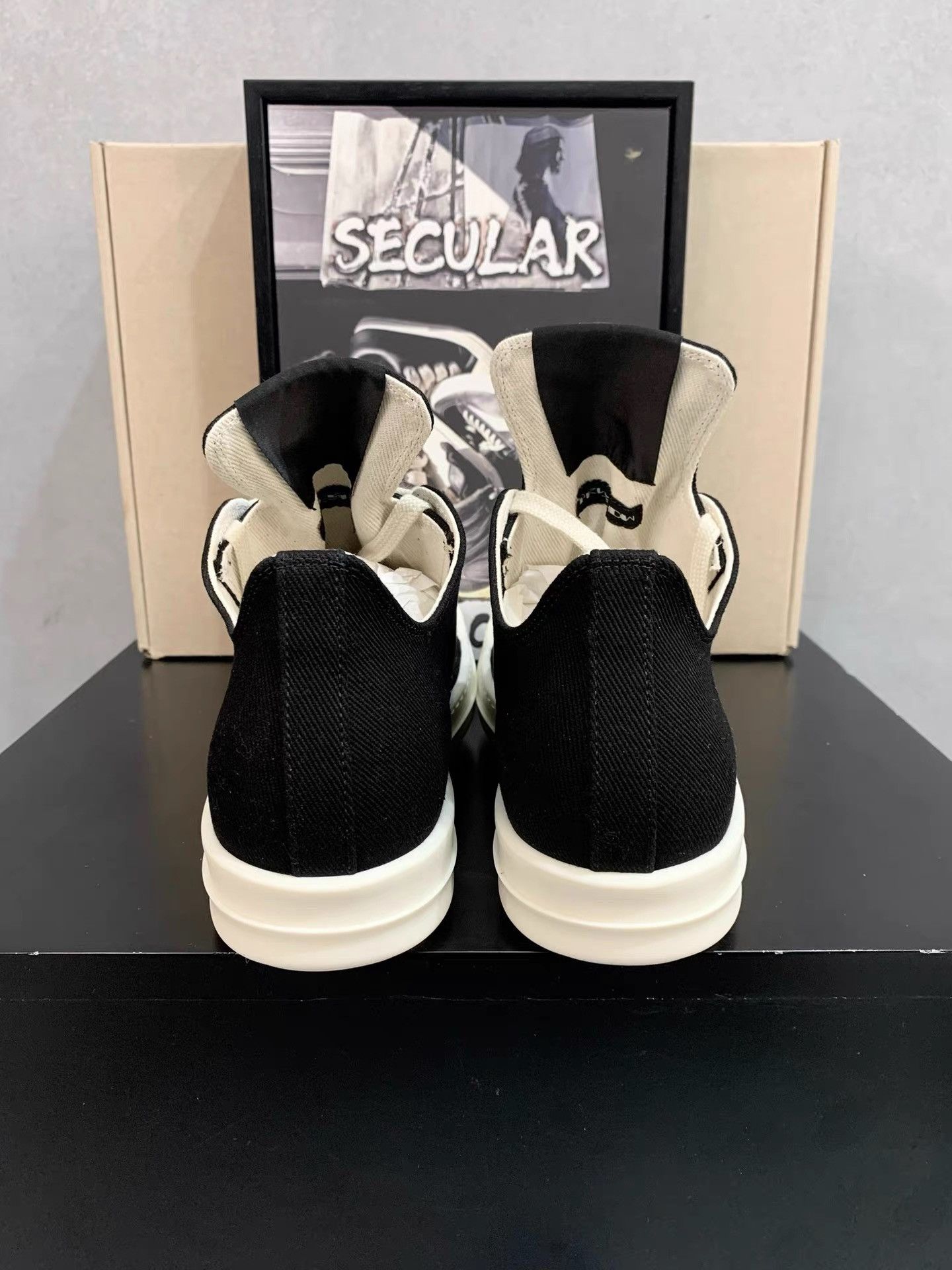 Rick Owens Rick Owens 25SS Drkshdw Long Tongue Low Top Shoes K34 Size US 7 / IT 37 - 7 Thumbnail