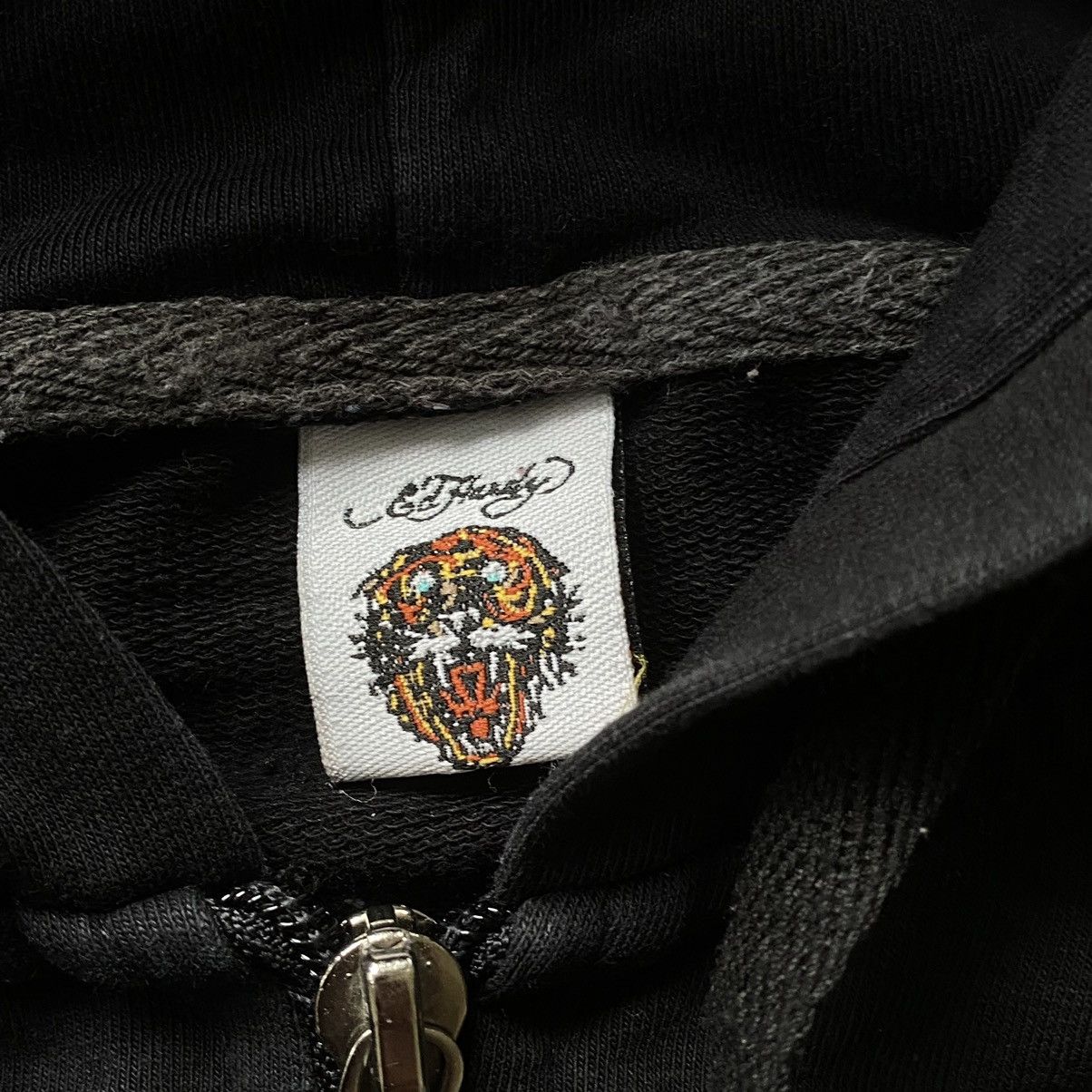 Christian Audigier × Ed Hardy Vintage Ed Hardy Zip Hoodie Christian Audigier 90s Size S / US 4 / IT 40 - 8 Thumbnail