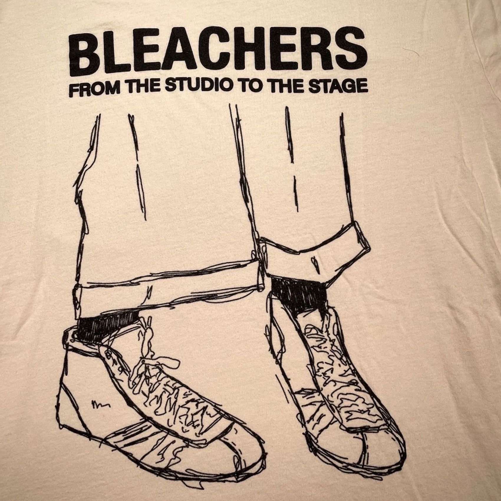 Vintage Bleachers Shirt Men XL Jack Antonoff Rock Studio To Stage T-Shirt Beige Mens XL Rock Size US XL / EU 56 / 4 - 2 Thumbnail
