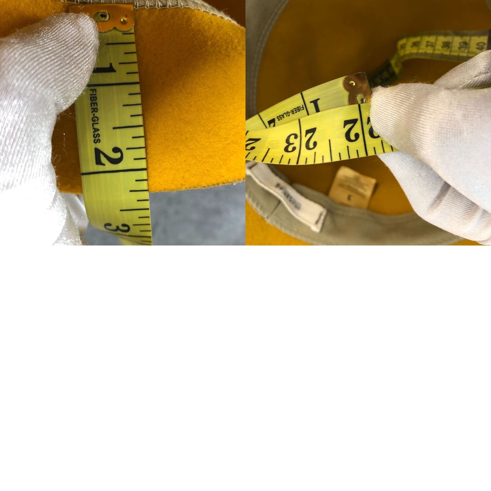 Vintage VINTAGE The Salting Wool Fedora Hat Womens 3 (22'') Mustard Yellow Paper Braid Fedora Wool Hat Womens One Size Yellow Bohemian 90s Mens Womens Size ONE SIZE - 8 Thumbnail