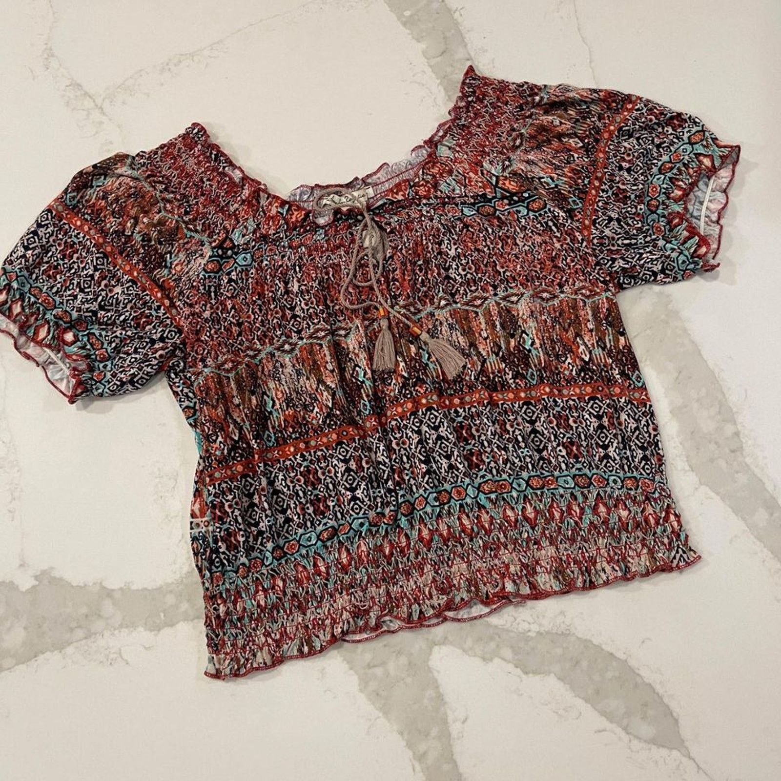 American Rag American Rag Cie Boho Smocked Matching Set Women's Small Size S / US 4 / IT 40 - 5 Thumbnail