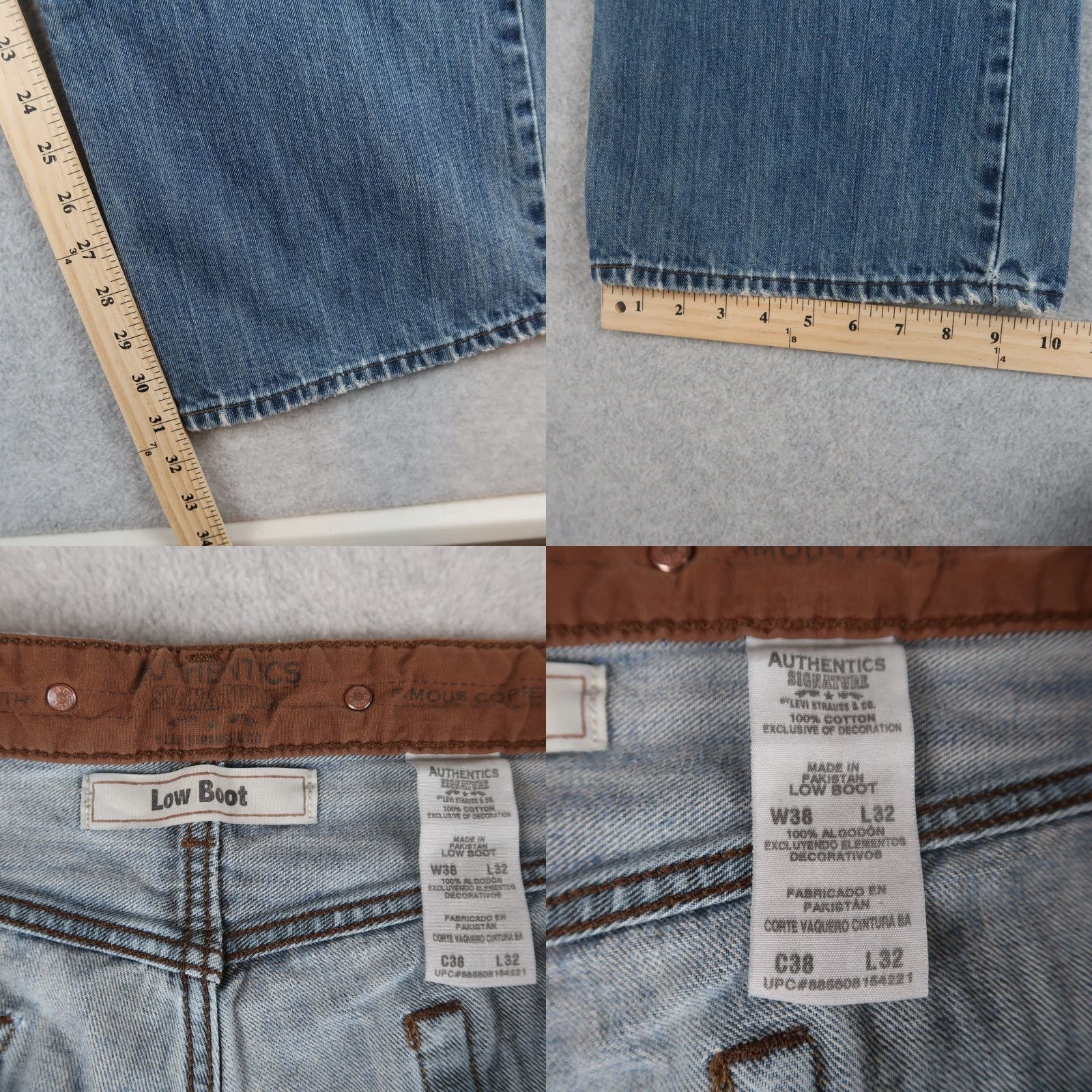 Levi's Vintage Levi's Jeans Mens 38x32 Blue Cotton Denim Low Bootcut Regular 5-Pocket City Retro Mens Size US 38 / EU 54 - 8 Thumbnail
