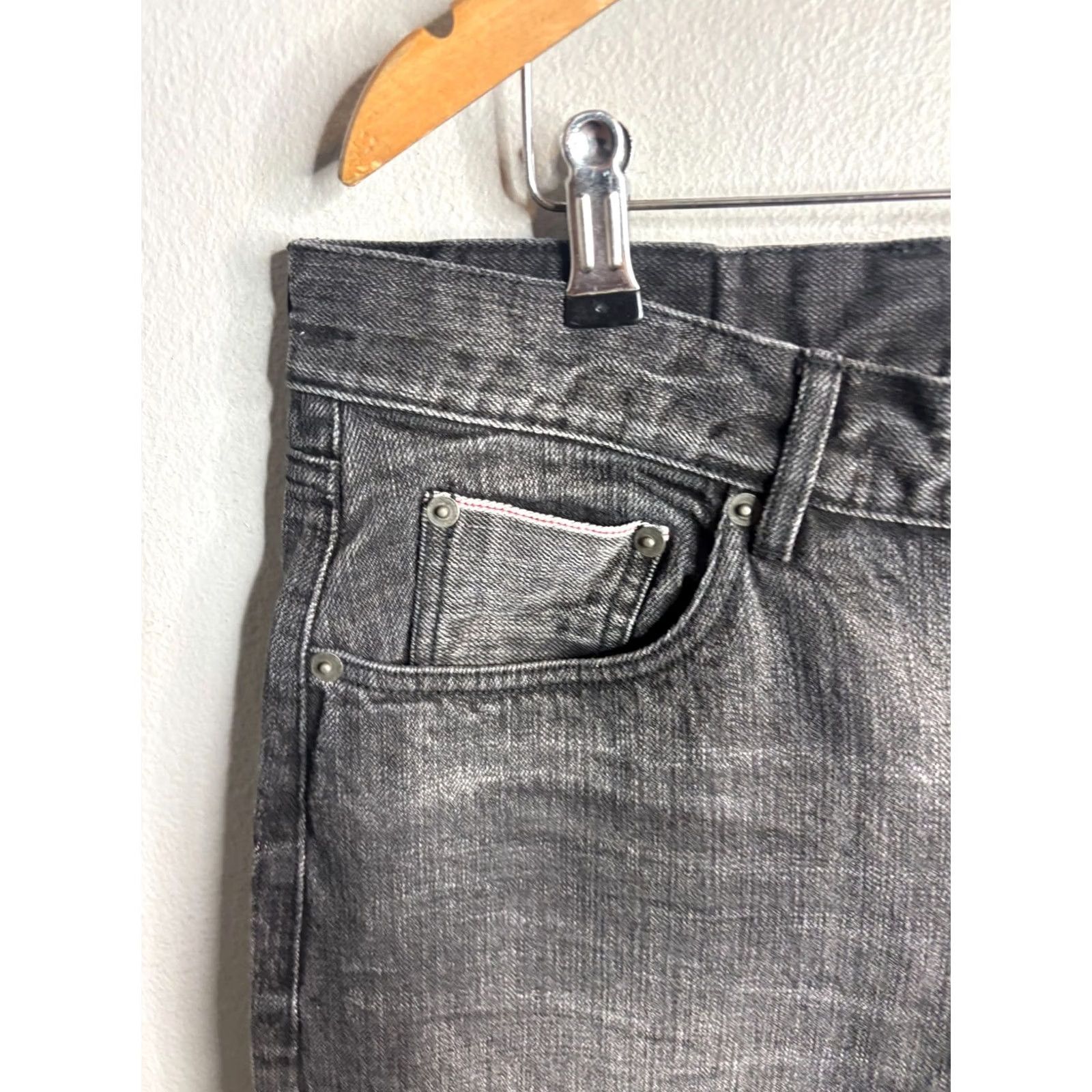 Taylor Stitch Taylor Stitch Denim Jeans Men's Size 33 x 30 Slim Straight 5-Pocket Blue Cotton Vintage? No (8/10) Size US 33 - 2 Thumbnail