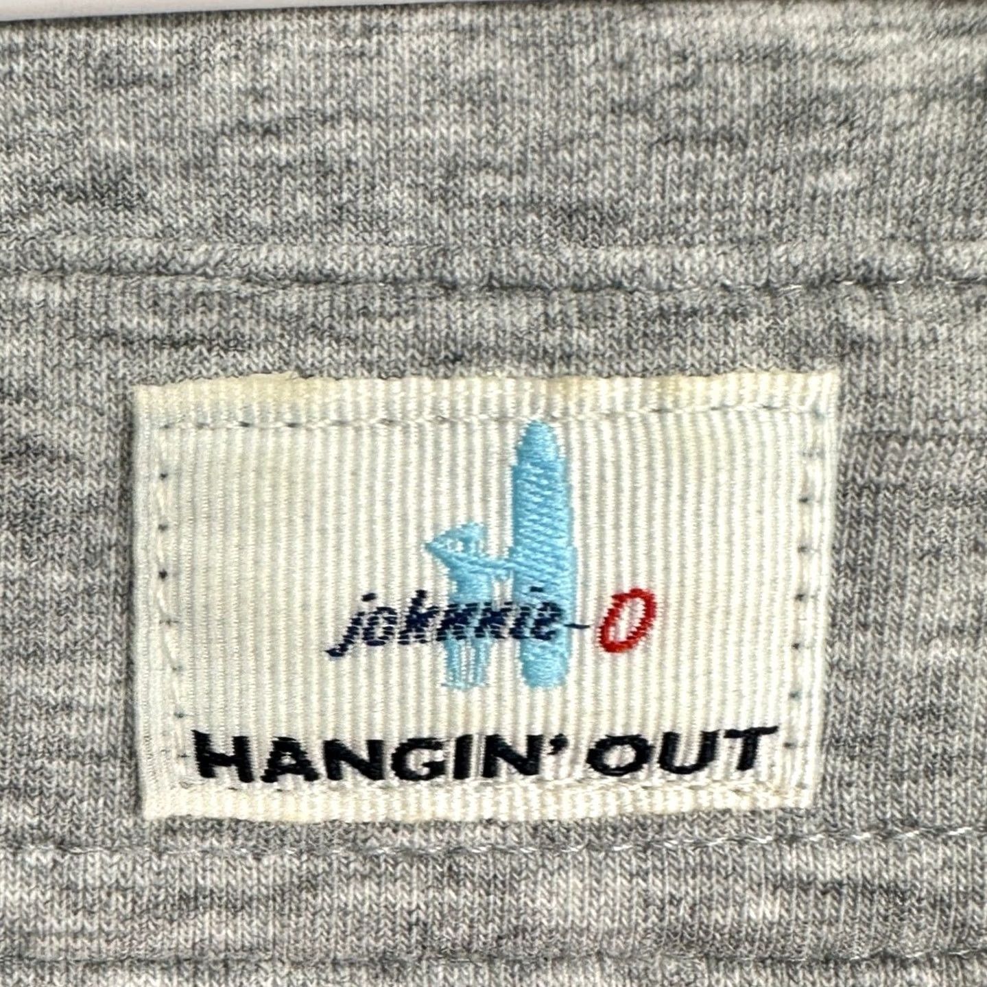 johnnie-O johnnie-O Hangin Out Polo Shirt Men XL Gray Rugby Casual Stretch Pocket Logo EUC Size US XL / EU 56 / 4 - 4 Thumbnail