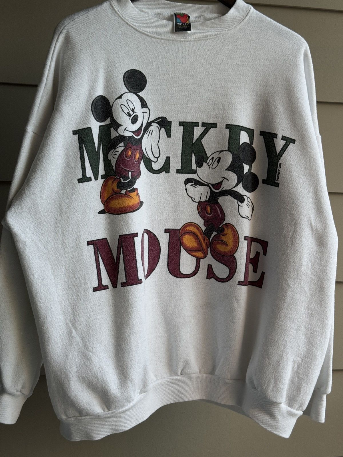 Disney Vintage 90s Disney Designs Mickey Mouse Sweatshirt 3X Size US XXL / EU 58 / 5 - 2 Thumbnail