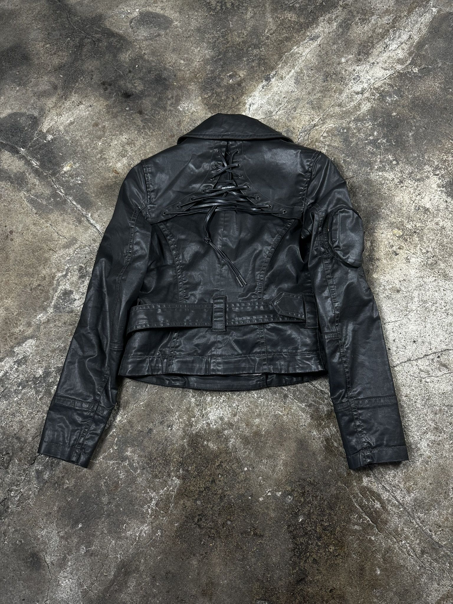 Jean Paul Gaultier 2in1 2000s Jean Paul Gaultier Waxed Vintage Coat Archive Size L / US 10 / IT 46 - 12 Thumbnail