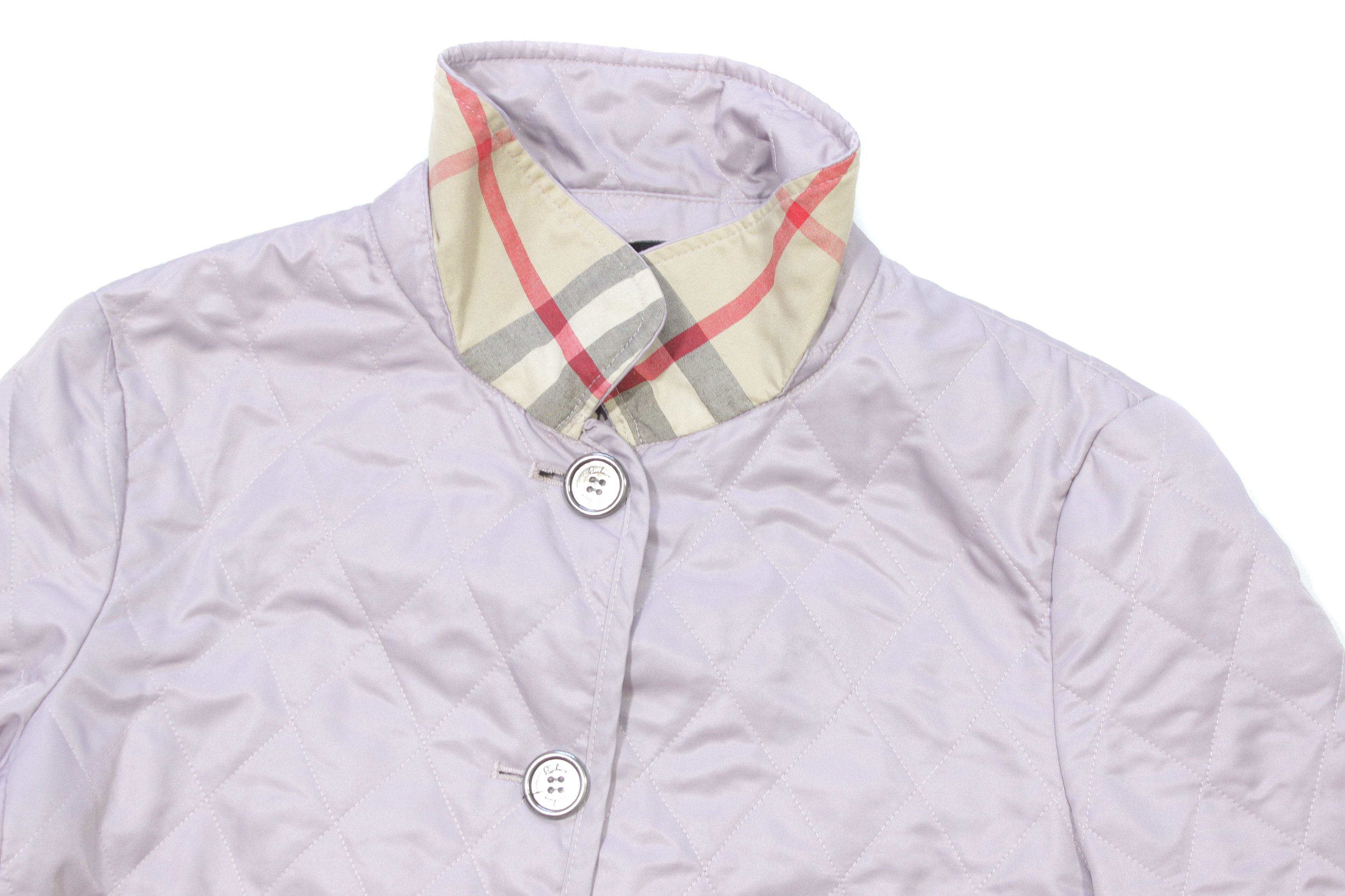 Burberry Nova Check Quilted Jacket Size L / US 10 / IT 46 - 4 Thumbnail