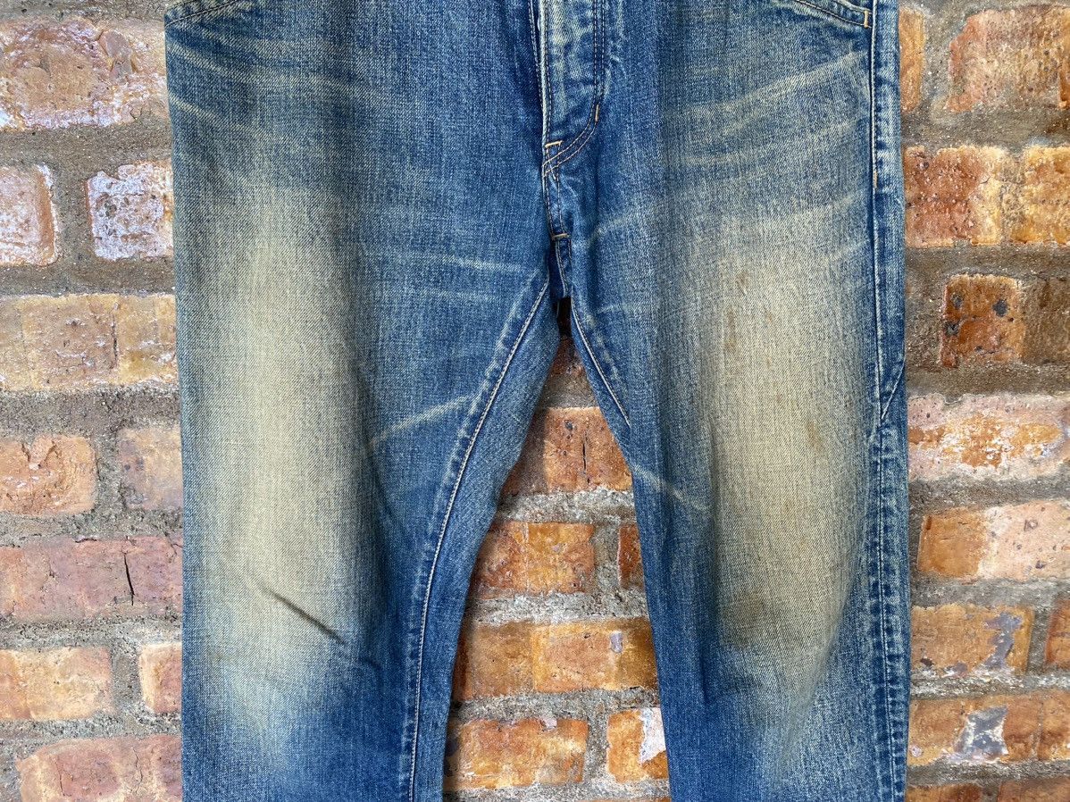 Kazuyuki Kumagai Attachment Indigo Wash and Rusty faded denim Size US 31 - 4 Thumbnail