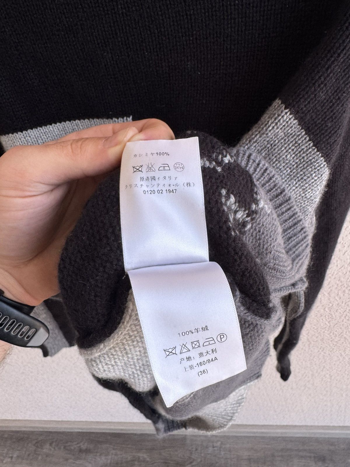 Dior Christian Dior cashmere sweater Size S / US 4 / IT 40 - 6 Thumbnail