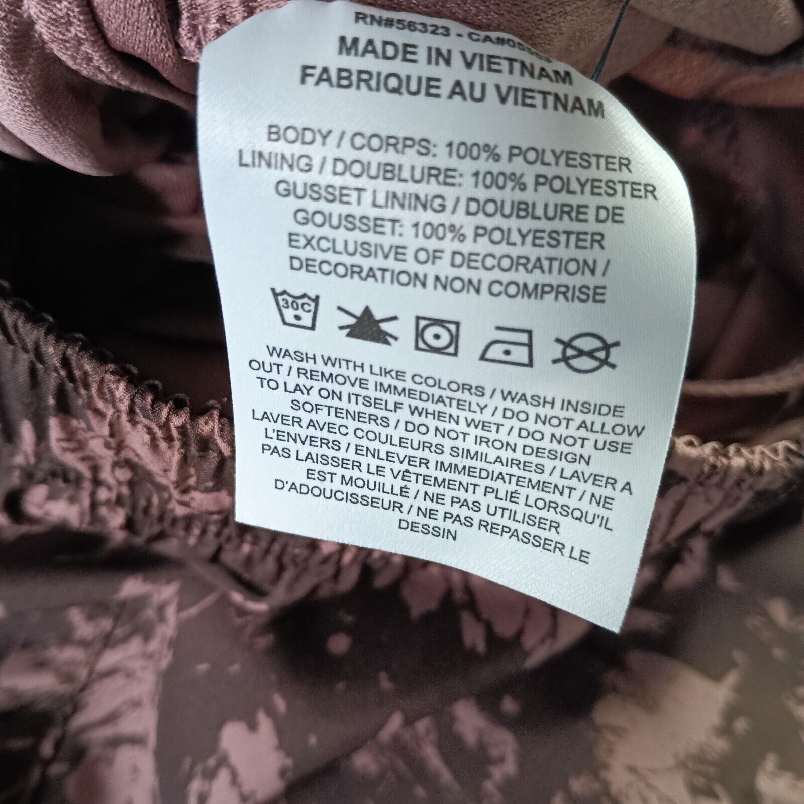 Nike Nike Womens Smokey Mauve Tempo Printed Running Shorts Size L Size 32" / US 10 / IT 46 - 4 Thumbnail