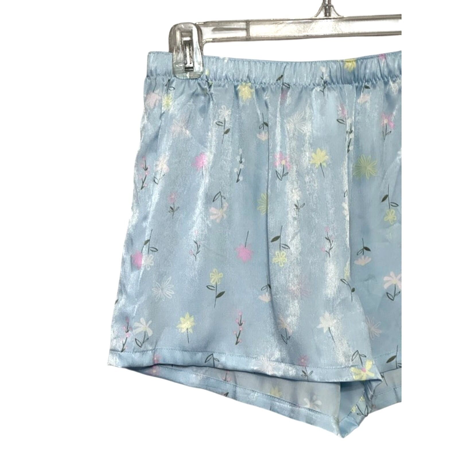 Other Abound Lounge Sleep Shorts Floral Print Pull On Blue S NWOT Size 28" / US 6 / IT 42 - 3 Thumbnail