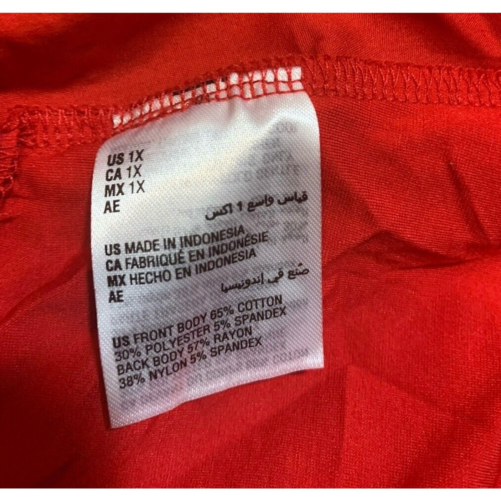 I.N.C I.N.C. One-Shoulder Asymmetrical Ruffled Red Top XL Size XL / US 12-14 / IT 48-50 - 6 Thumbnail