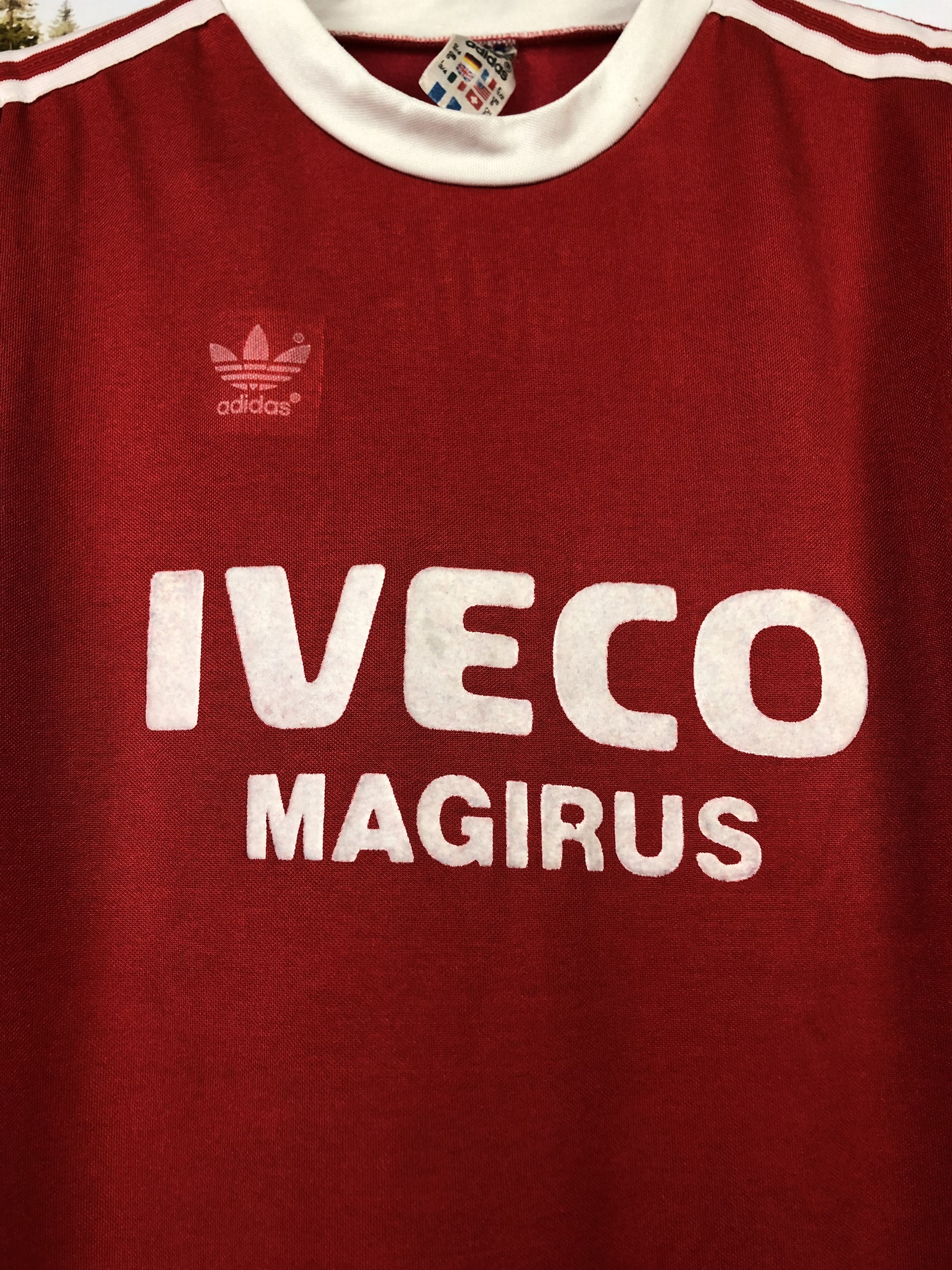 Adidas Bayern Munich football shirt 1982 #11 Long Sleeve Jersey Size US XXS / EU 40 - 5 Thumbnail