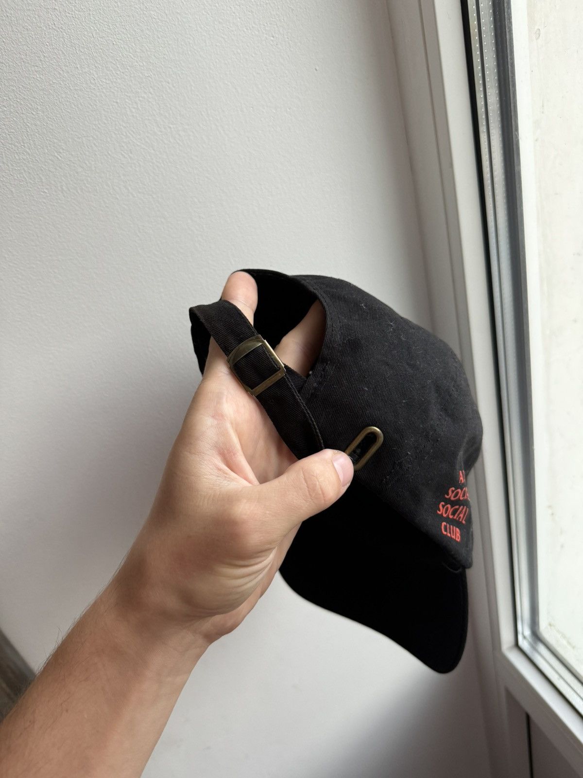 Anti Social Social Club × Undefeated ASSC × Undefeated Paranoid Black Cap Hat Size ONE SIZE - 5 Thumbnail
