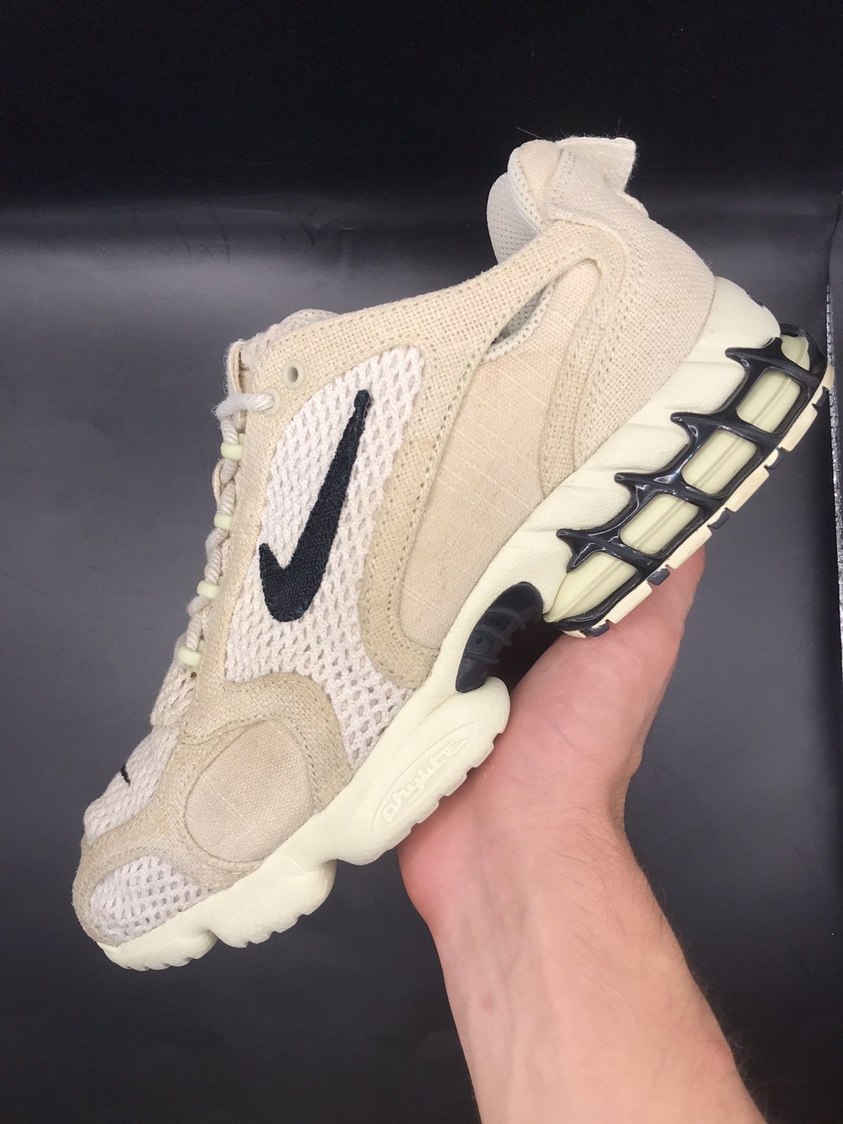 Nike × Stussy Nike Air Zoom Spiridon Cage 2 x Stussy Fossil Size US 10 / EU 43 - 9 Thumbnail