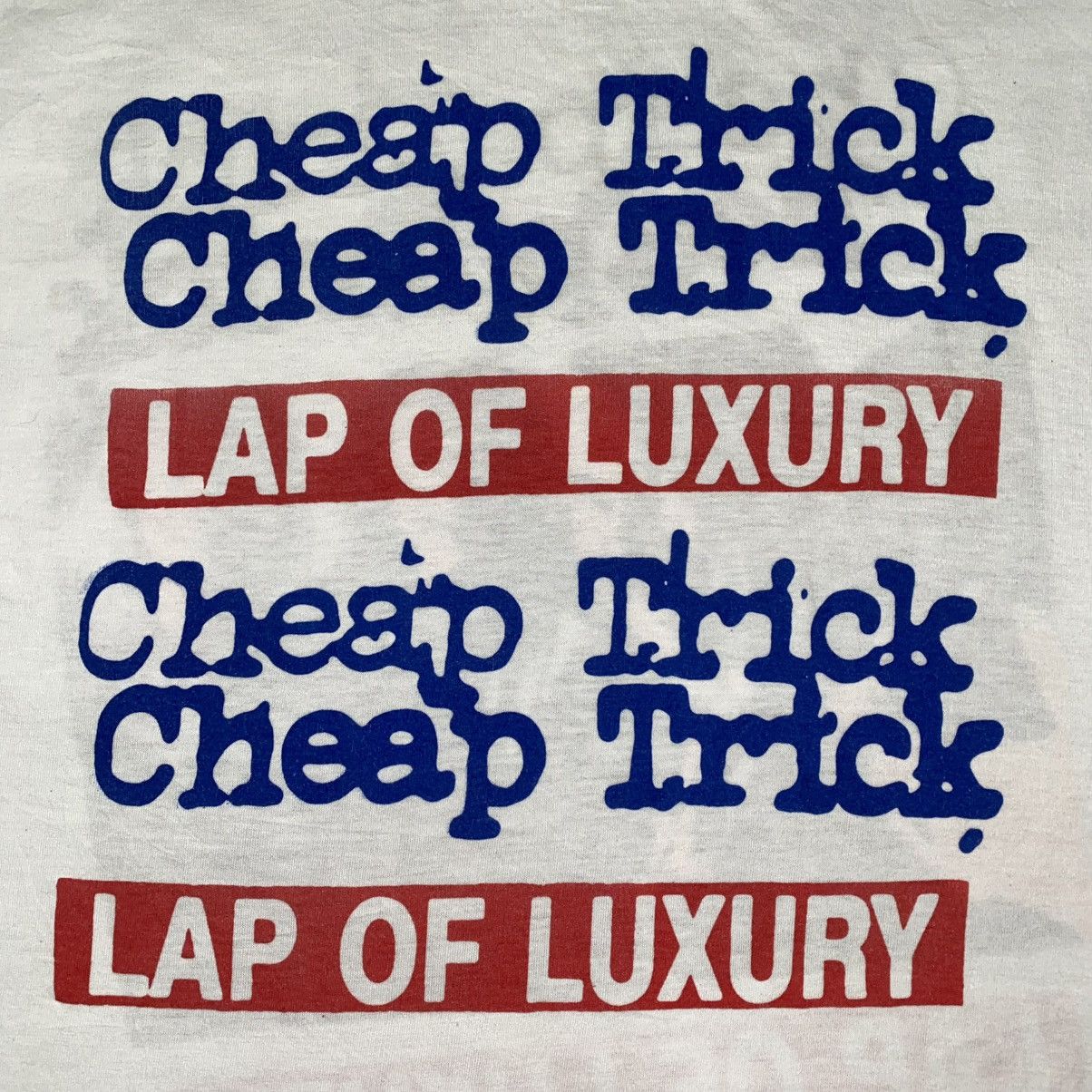 Band Tees VINTAGE 80S CHEAP TRICK BAND TEE Size US XL / EU 56 / 4 - 5 Thumbnail