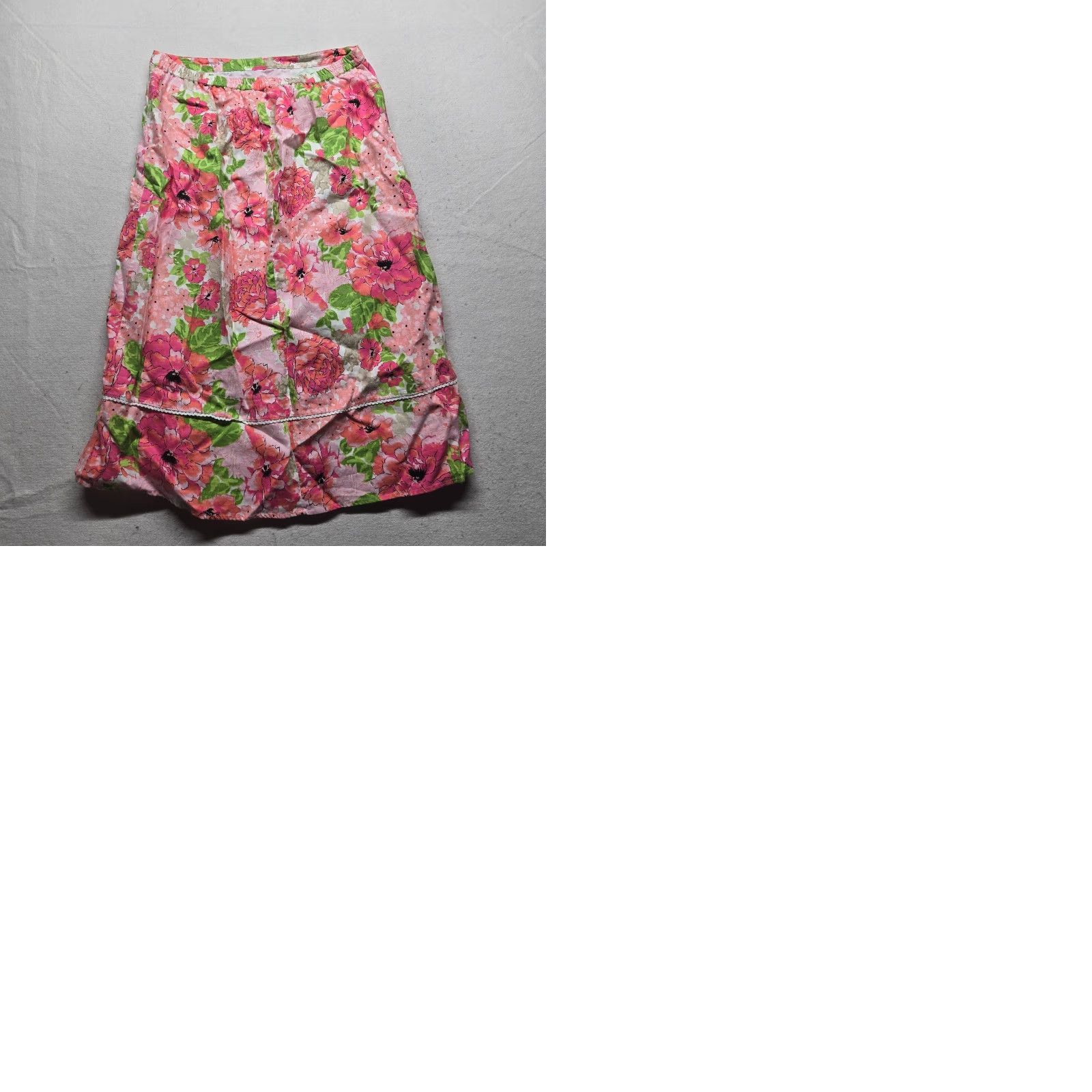 Vintage Kim Rogers Jacket Skirt Floral Flower Open Front Lined Adult Women's Petite PXL Size 40" / US 18 - 9 Thumbnail