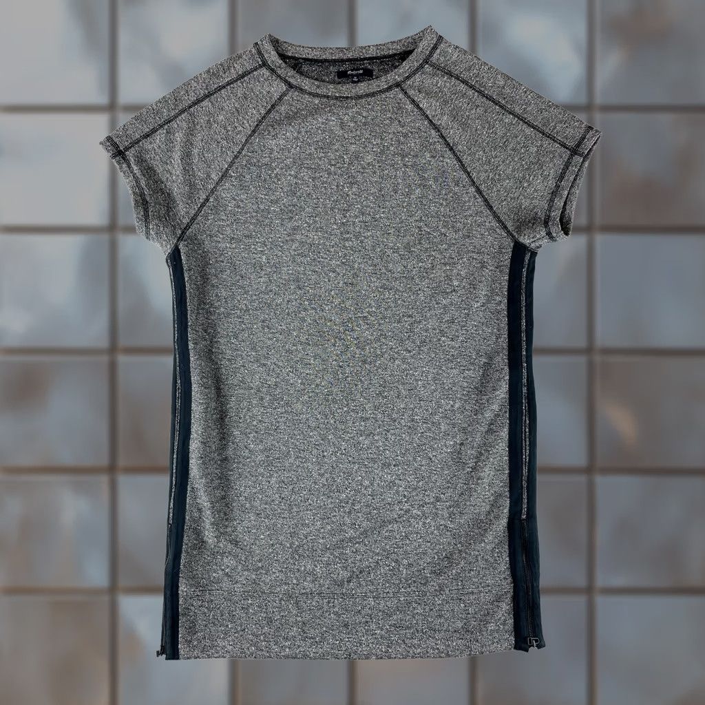 Madewell Madewell Sweatshirt Dress Medium Marled Gray SHORTSLEEVE Size M / US 6-8 / IT 42-44 - 1 Thumbnail