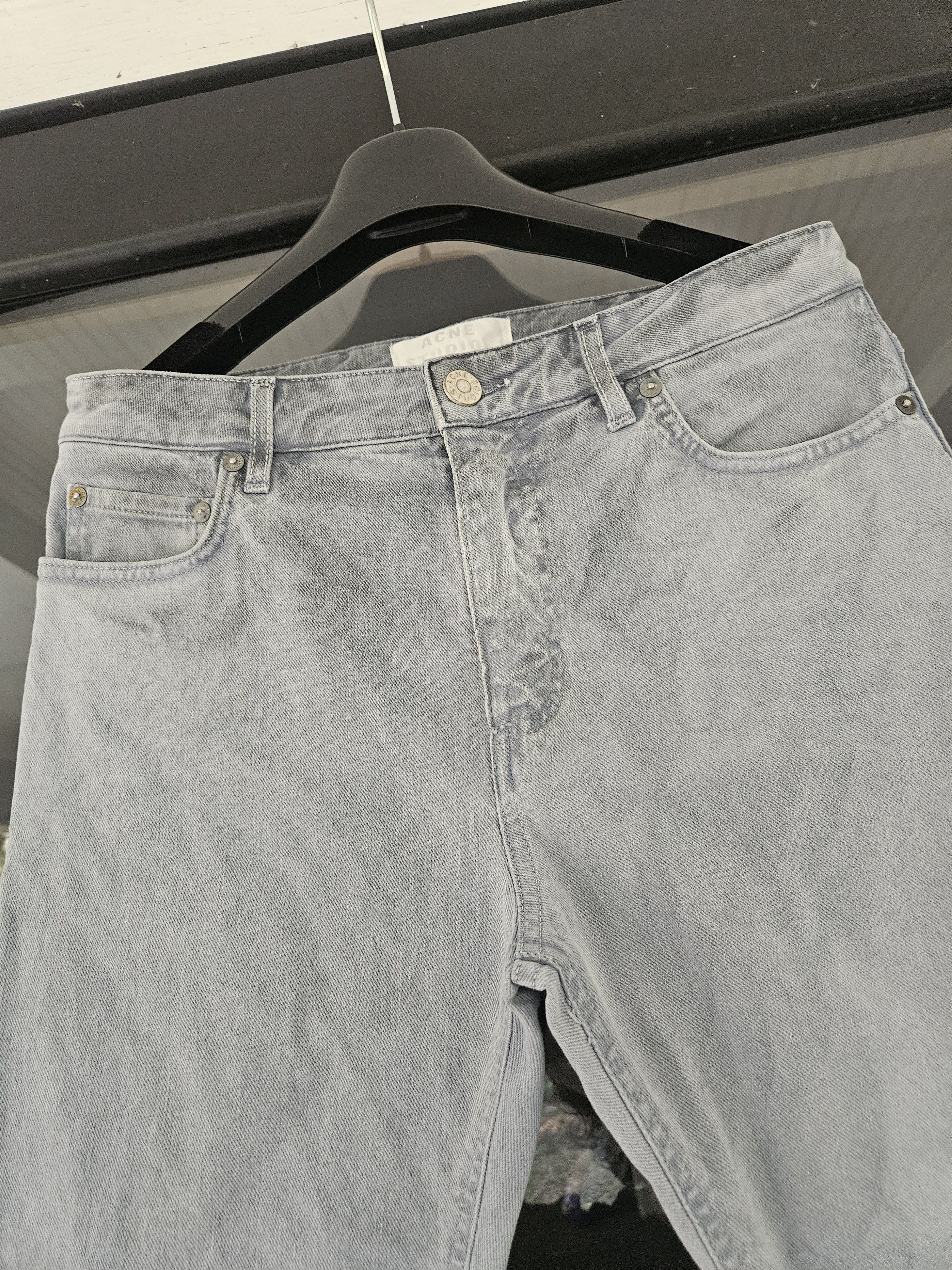 Acne Studios Gray Pop Hand Dye Denim Jeans Size US 30 / EU 46 - 3 Thumbnail