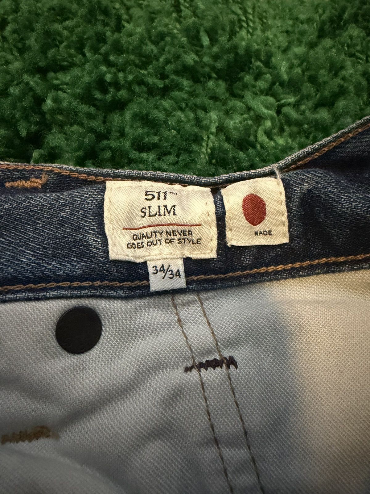 Levi's Made & Crafted Levis 511 Slim Made and Crafted Japan Selvedge Jeans 34x34 Size US 34 / EU 50 - 7 Thumbnail