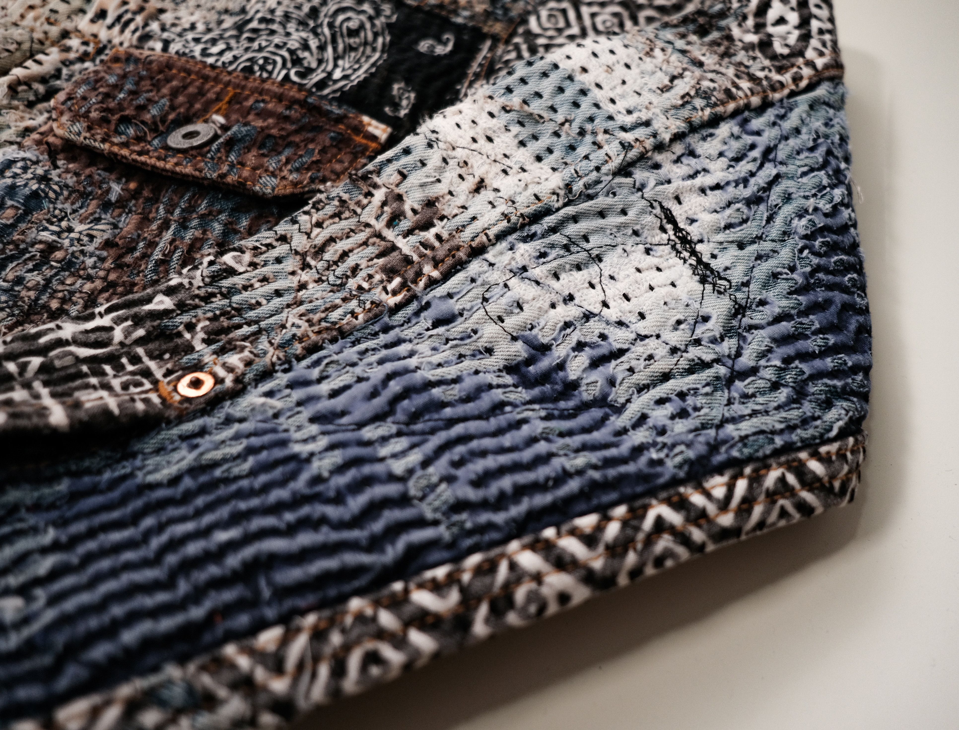 Levi's Jacket Levis 70502xx Selvedge X Sashiko Boro Sorosjacket Size US M / EU 48-50 / 2 - 7 Thumbnail