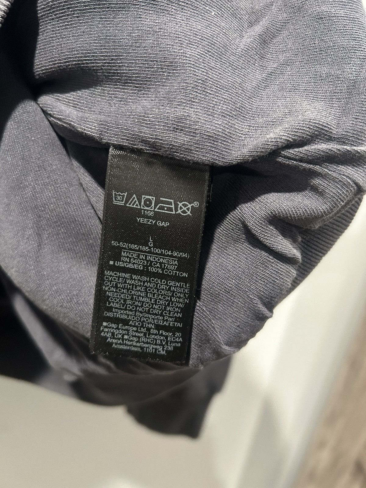 Yeezy YZY x GAP Poetic Black oversize Hoodie Size US L / EU 52-54 / 3 - 5 Thumbnail