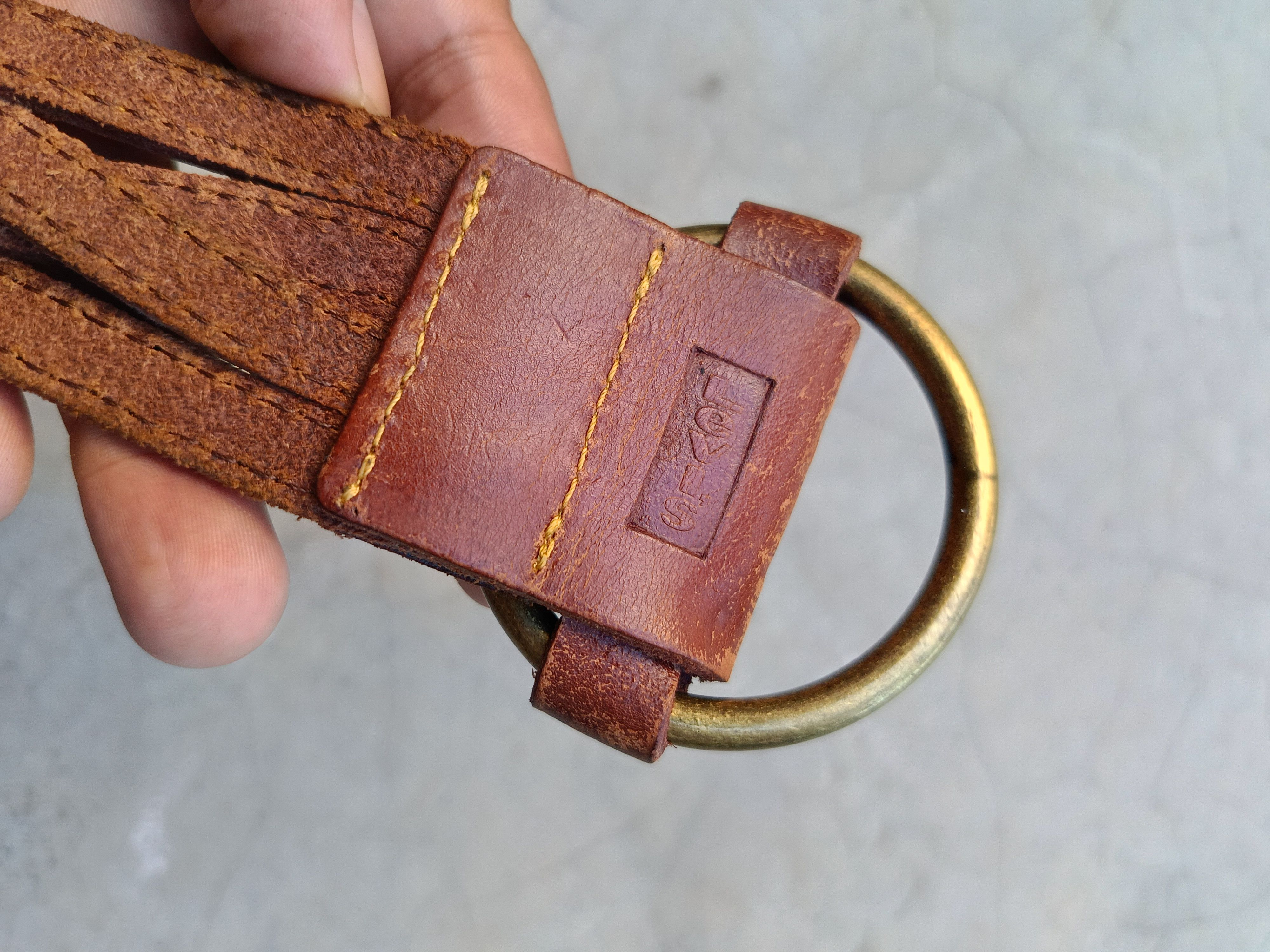 Levi's LEVI'S VINTAGE ETHNIC LEATHER BELT RING O Size ONE SIZE - 6 Thumbnail