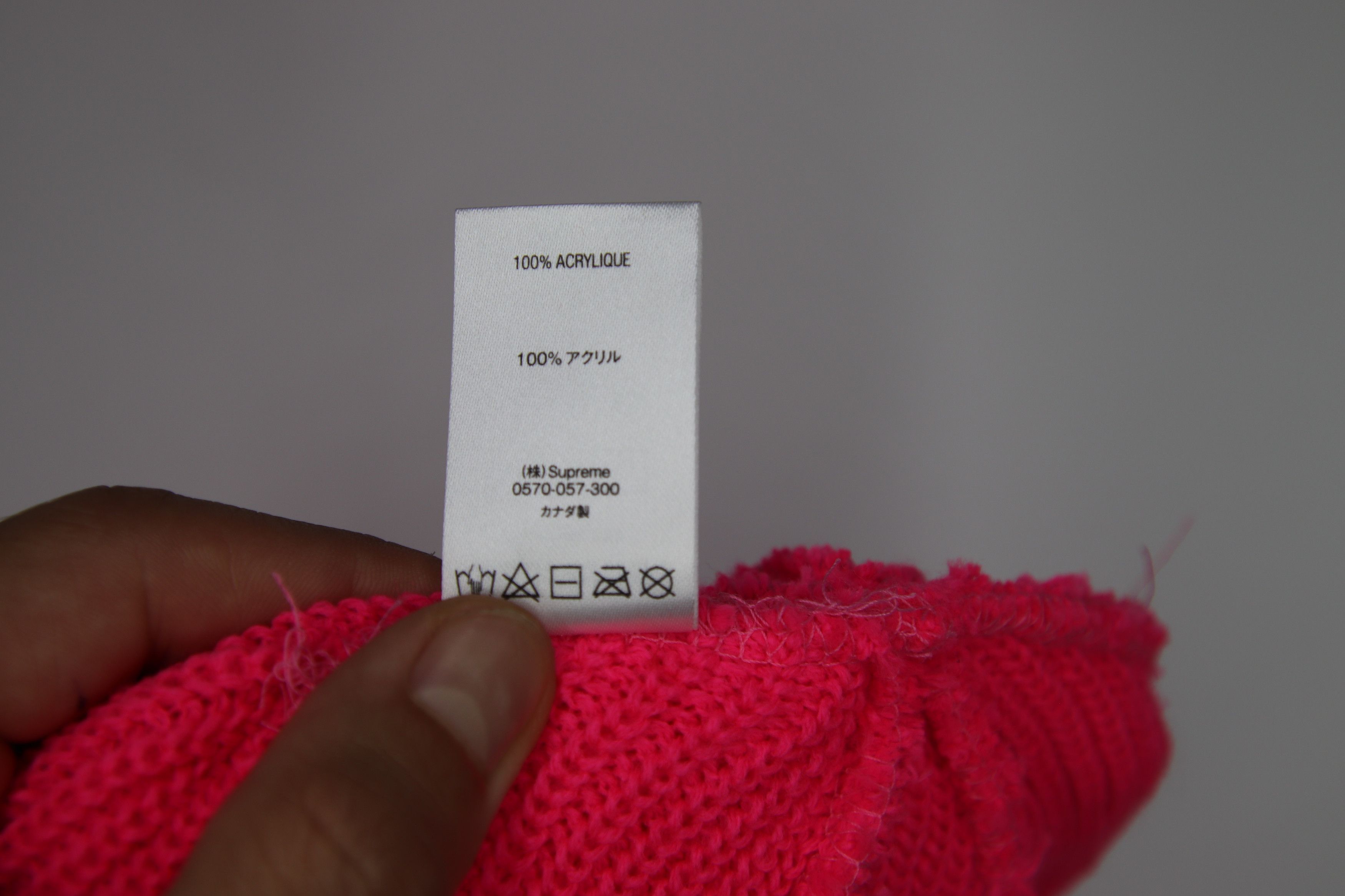 Supreme Supreme Loose Gauge Beanie Pink Size ONE SIZE - 4 Thumbnail