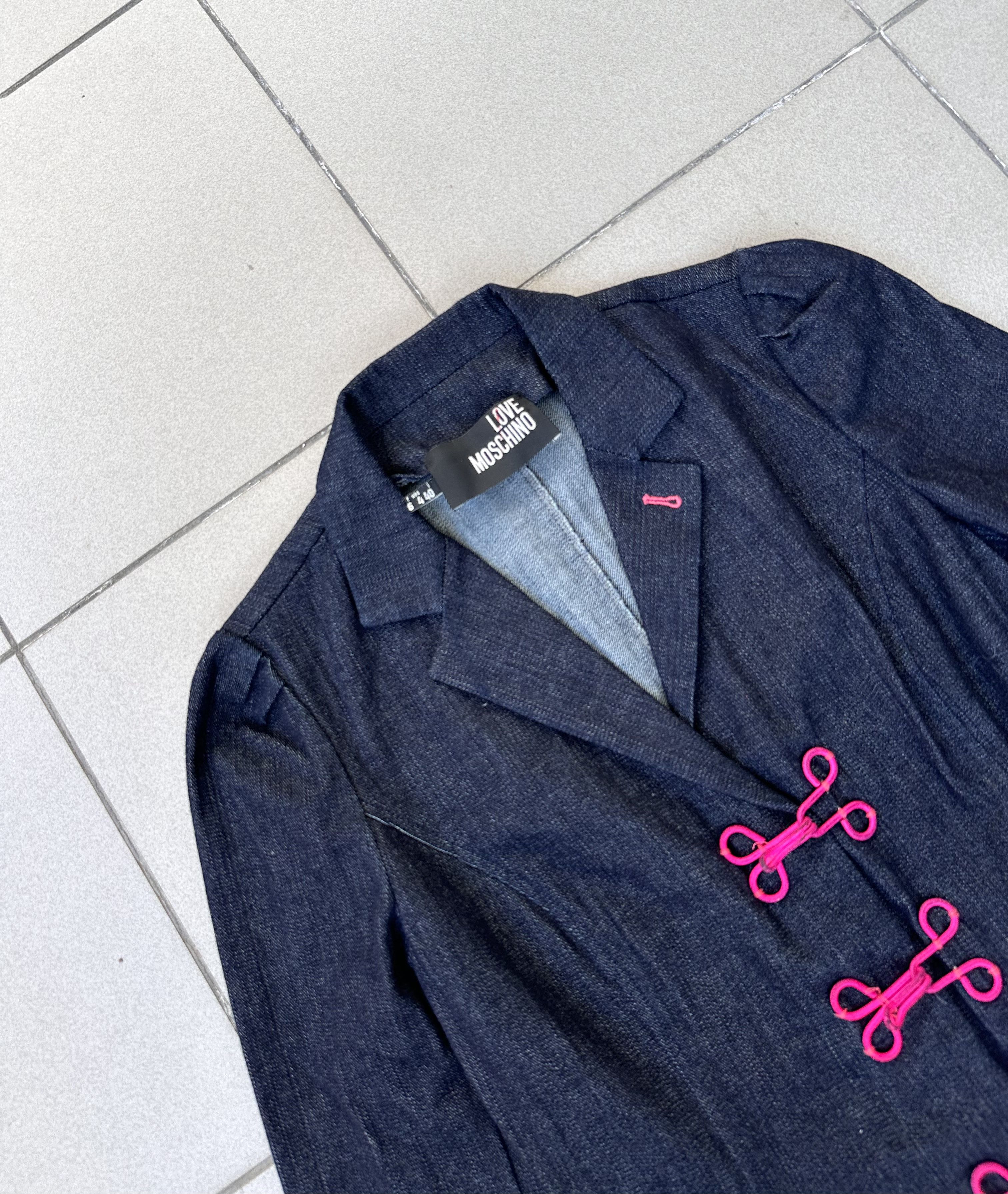 Moschino Moschino denim jacket women avant garde Size S / US 4 / IT 40 - 4 Thumbnail