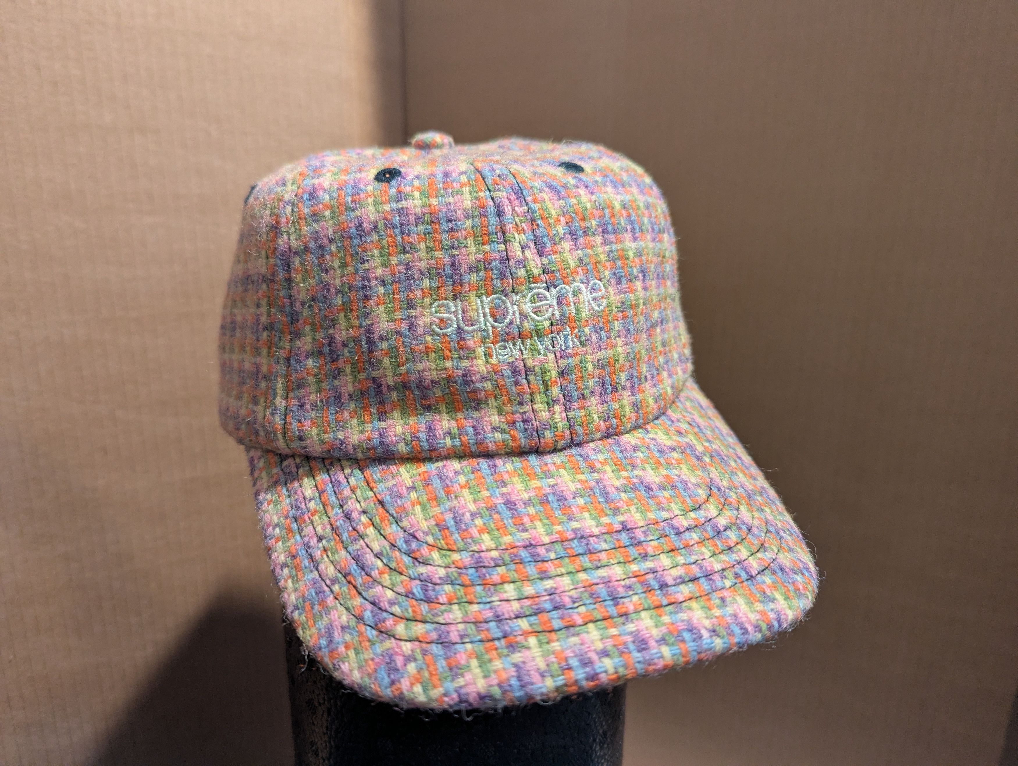Number (N)ine × Supreme Supreme Number Nine 6-Panel Hat Leopard