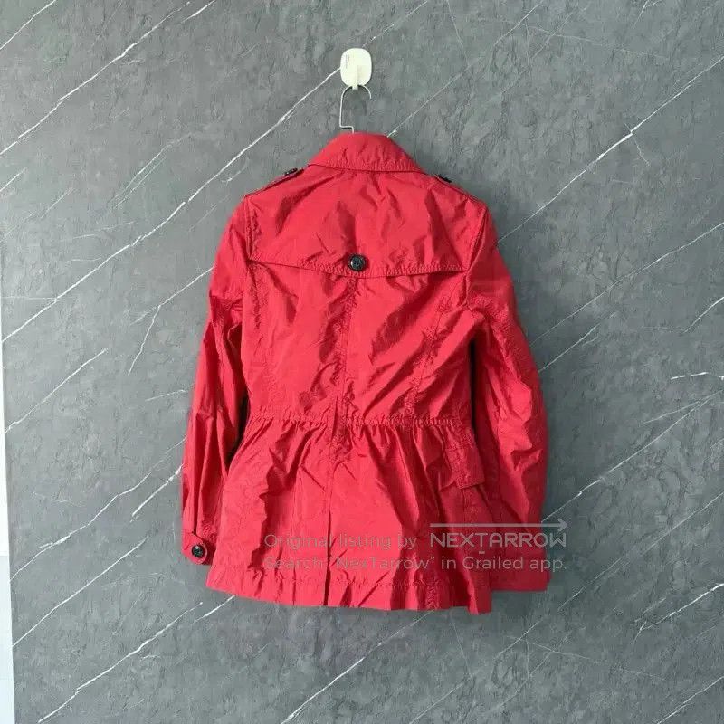 Burberry Red Cotton Women's Windbreaker.
